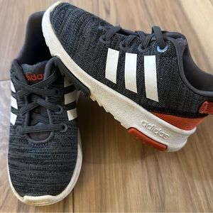 Gray/orange Adidas Toddler Shoes, size 7c